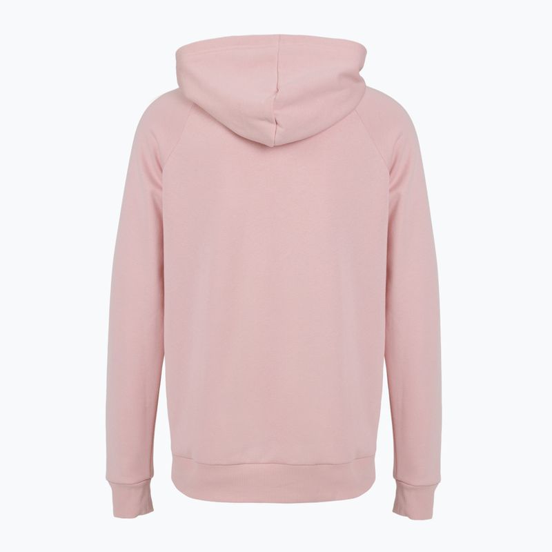 Pánska mikina Under Armour Rival Fleece Hoodie prime pink/white 4
