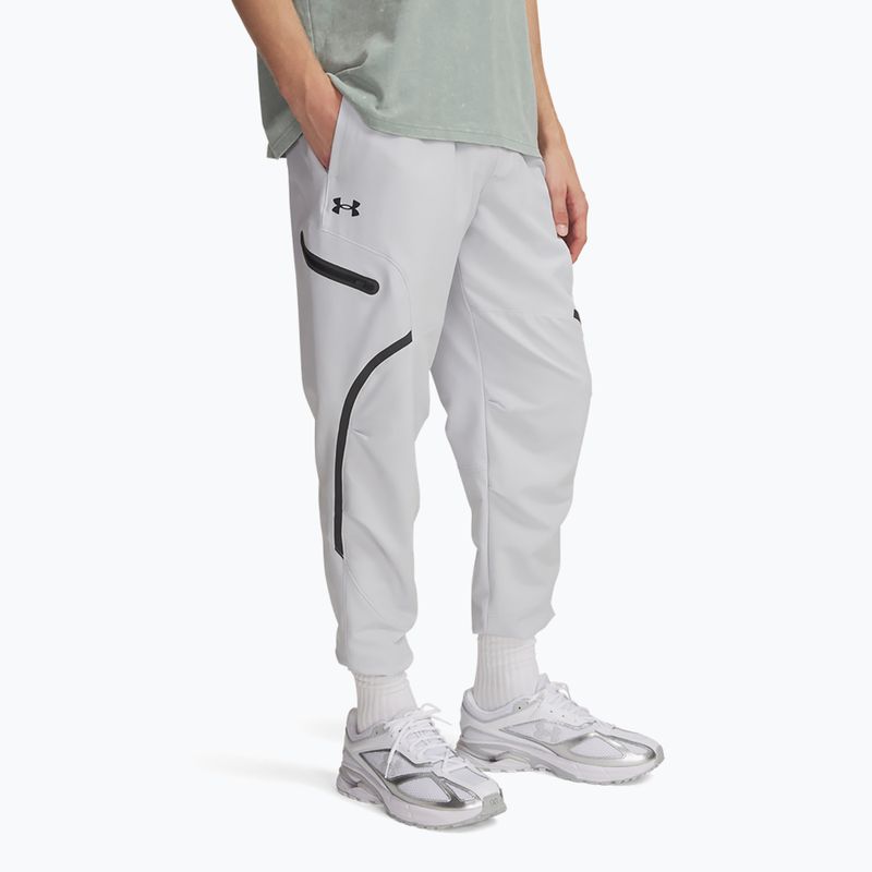 Pánske nohavice Under Armour Unstoppable Cargo halo gray/black