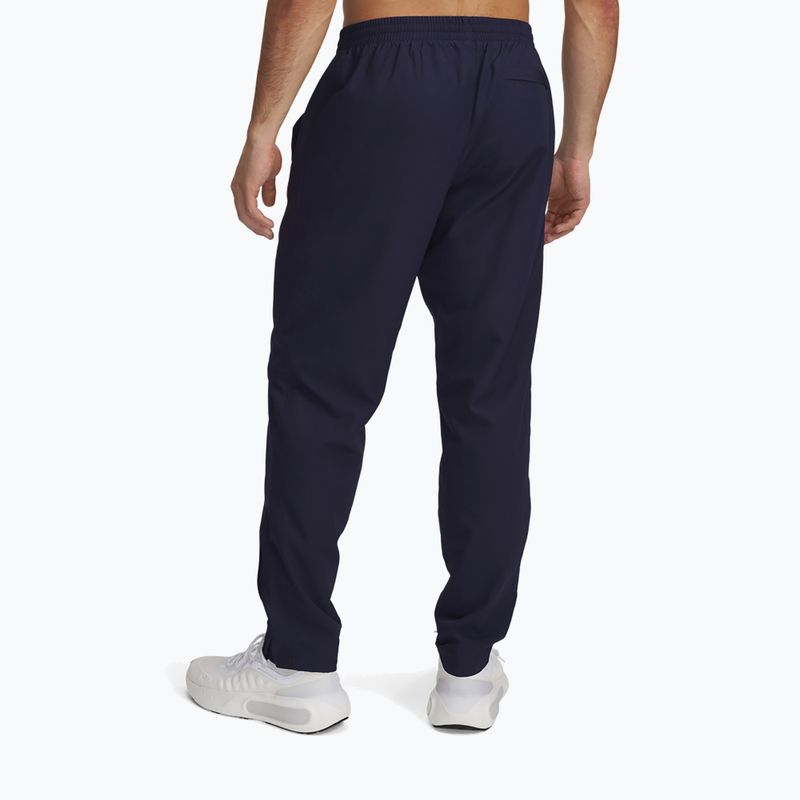 Pánske nohavice Under Armour Rival Woven Windbreaker Pant midnight navy/midnight navy/white 3
