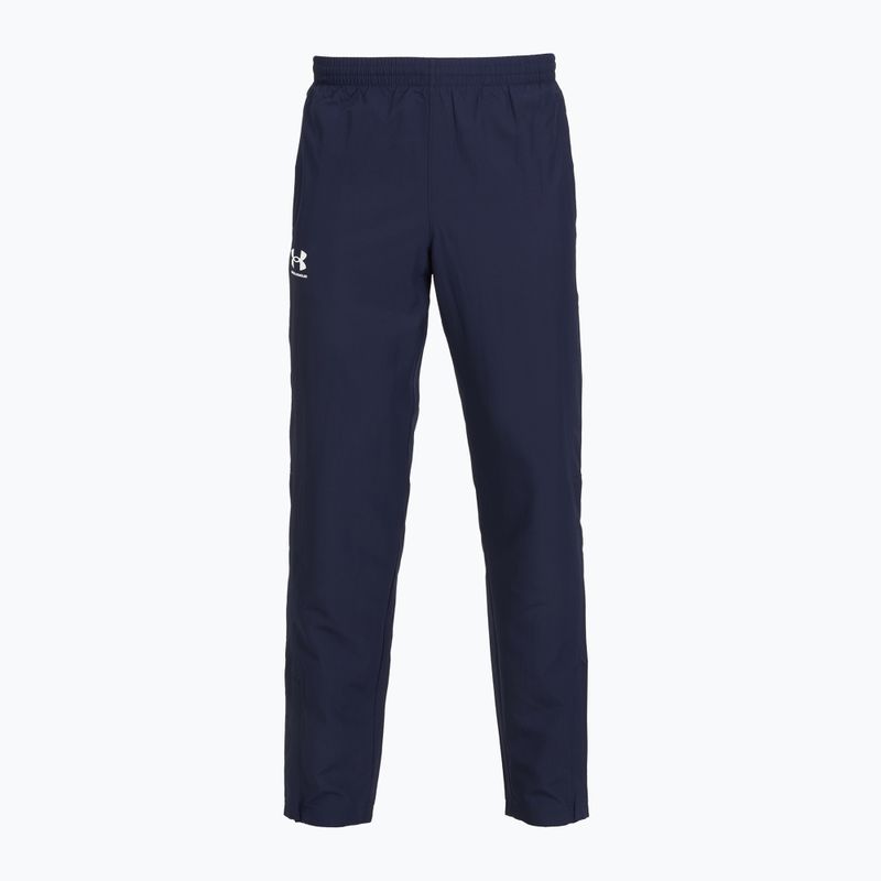 Pánske nohavice Under Armour Rival Woven Windbreaker Pant midnight navy/midnight navy/white 4