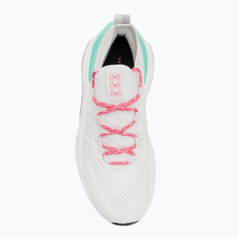 Dámske topánky Under Armour Phantom 4 White quartz/comet green/super pink 5