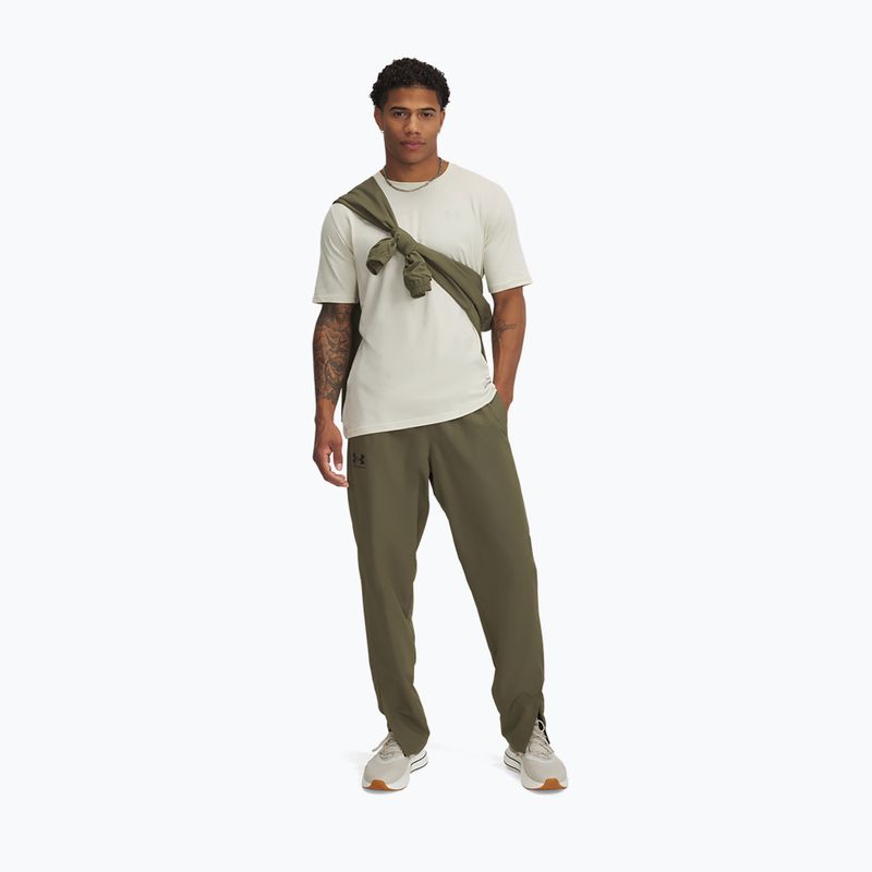 Pánske tréningové nohavice Under Armour Rival Woven Windbreaker Pant marine od green/marine od green/black 2