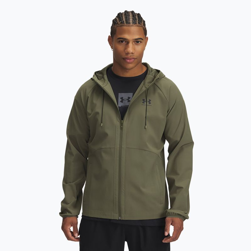 Bunda Under Armour Vibe Woven marine od green/black