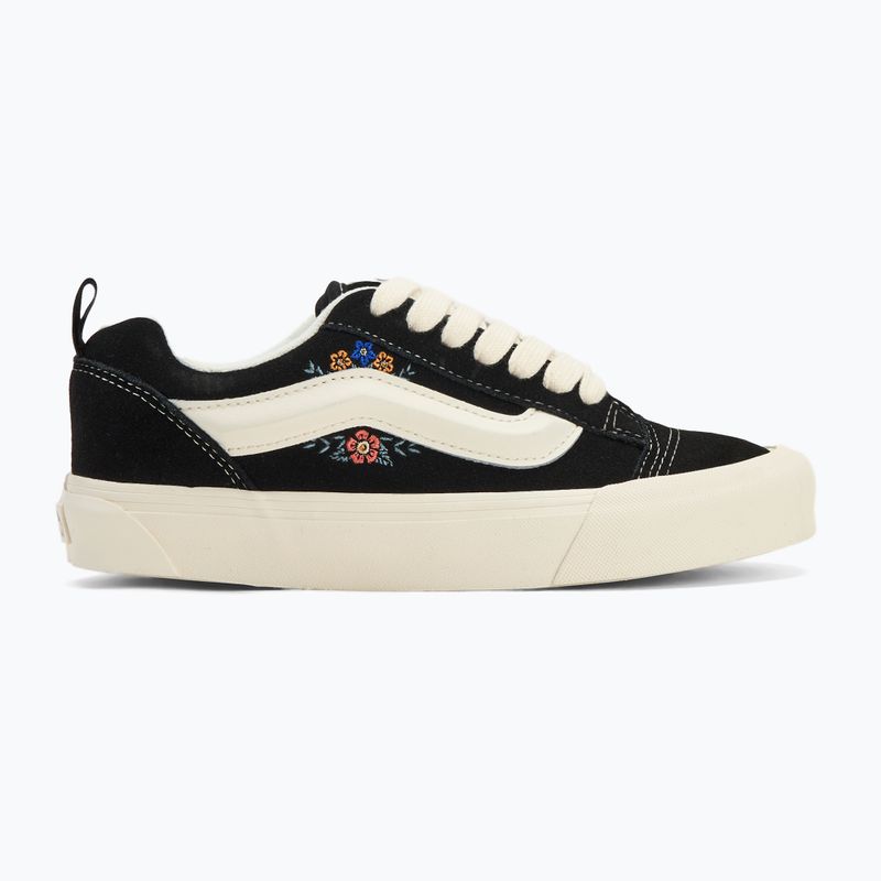 Topánky Vans Knu Skool black floral 2