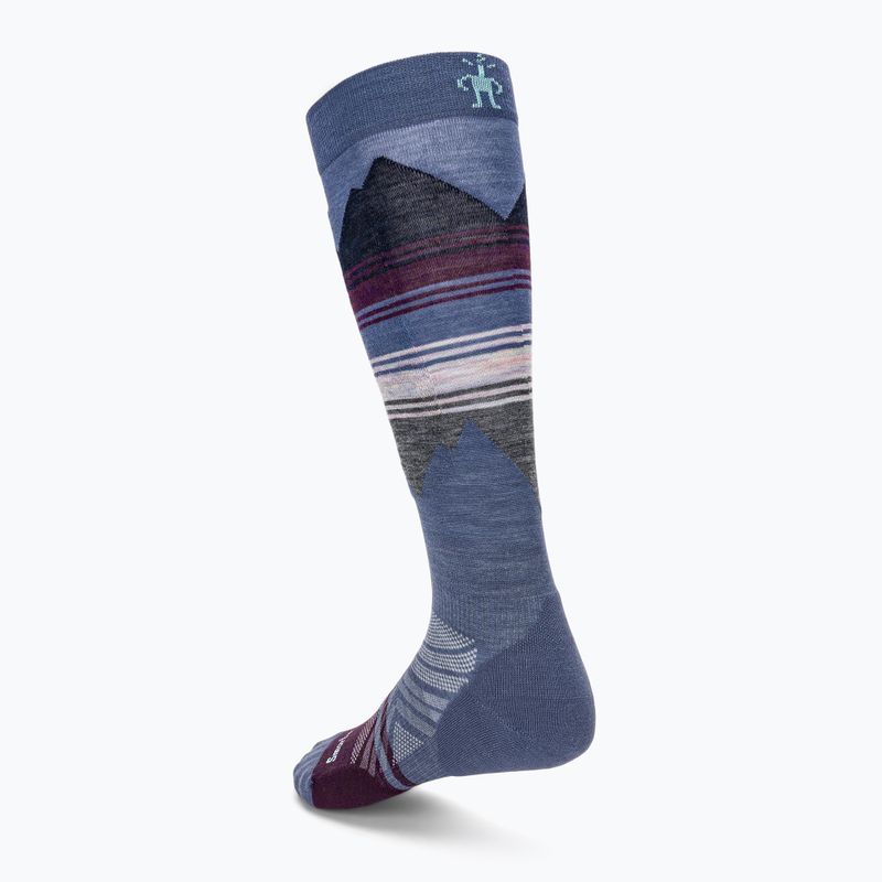 Dámske lyžiarske ponožky Smartwool Ski Targeted Cushion Pattern OTC nightfall blue 2