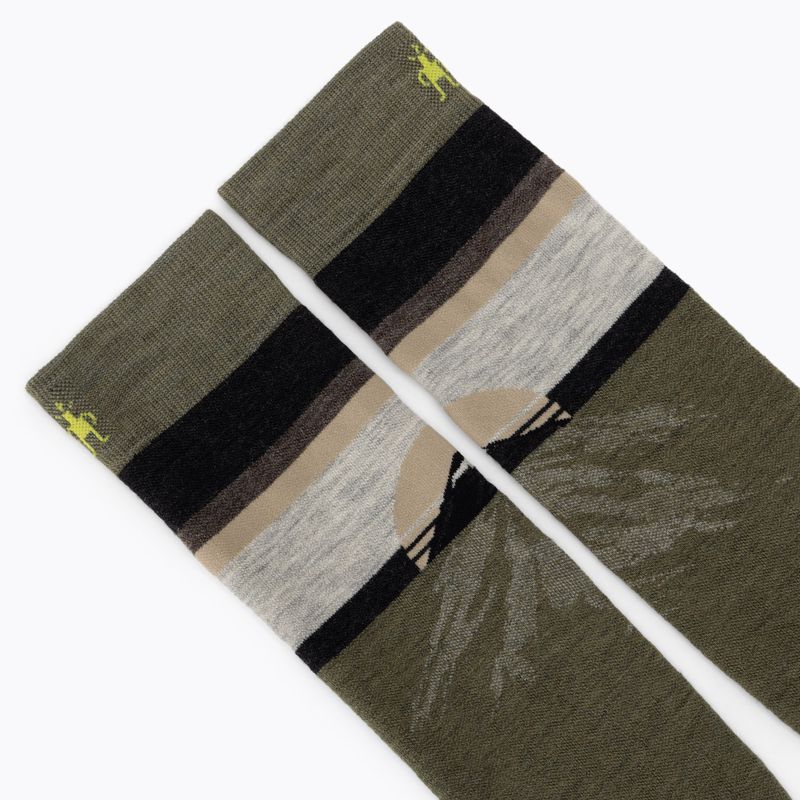 Ponožky na snowboard Smartwool Snowboard Targeted Cushion Mountain Sunrise OTC zimná machová 3
