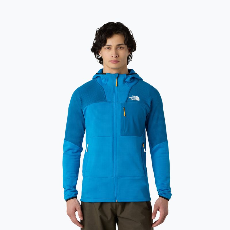 Pánska mikina The North Face Stormgap Powergrid skyline blue/adriatic