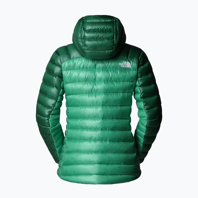 Dámska páperová bunda The North Face Summit Breithorn Hoodie nebula green/evergreen 6