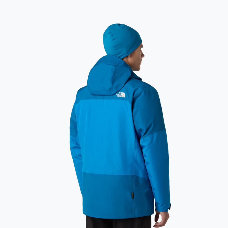 Pánska bunda do dažďa The North Face Jazzi 3L Gtx Skyline Blue/Adriatic Blue 3