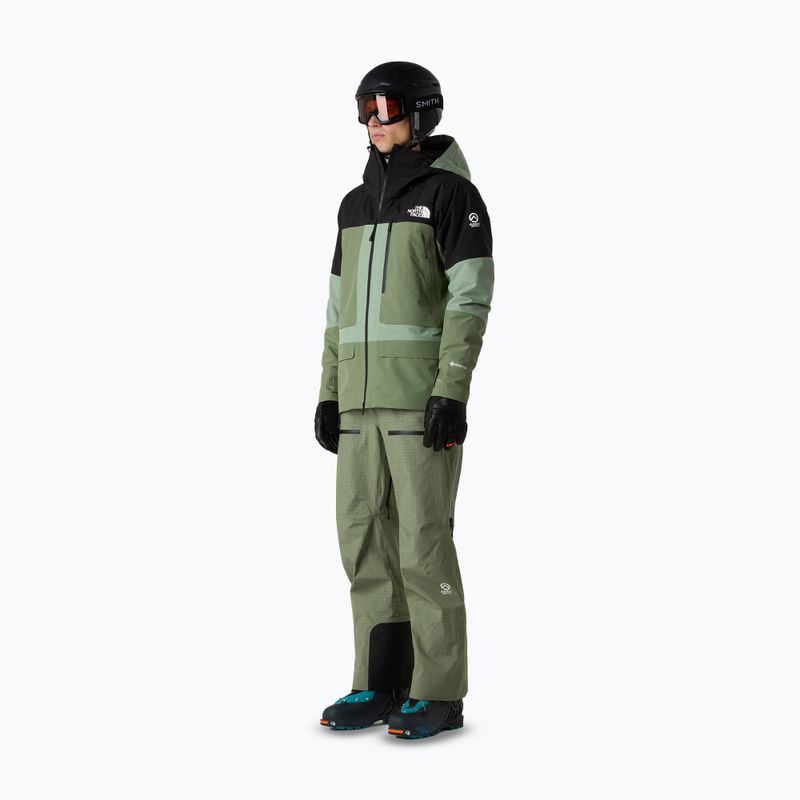 Pánske lyžiarske nohavice The North Face Summit Tsirku GTX Pro Bib bark mist/black 2