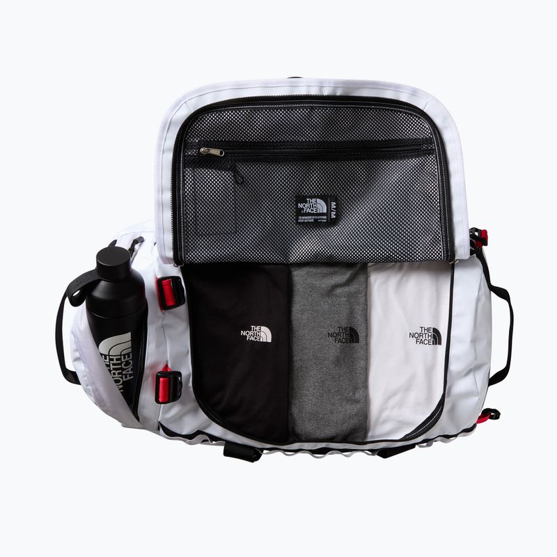 Cestovná taška The North Face Base Camp Duffel M 71 l white/black/elevation red 4