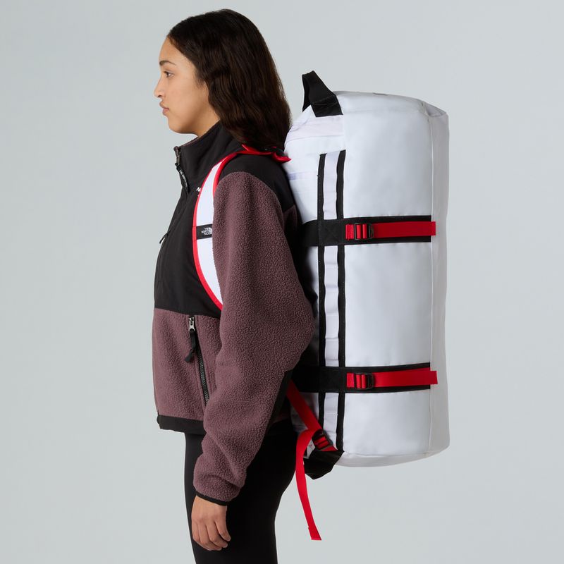 Cestovná taška The North Face Base Camp Duffel M 71 l white/black/elevation red 6
