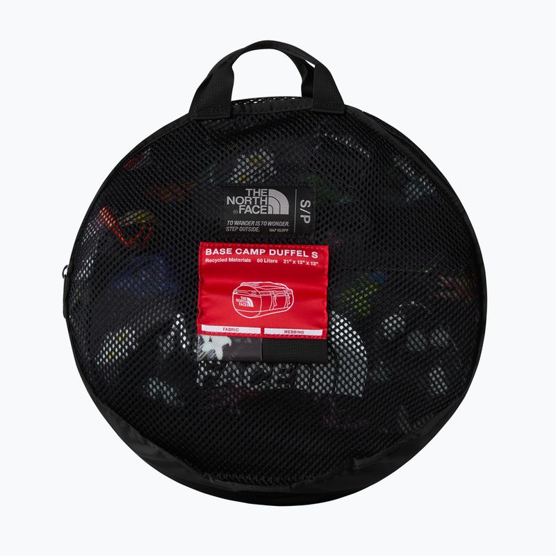 Cestovná taška The North Face Base Camp Duffel S 50 l black alpine floral 2