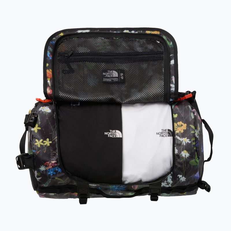 Cestovná taška The North Face Base Camp Duffel S 50 l black alpine floral 5
