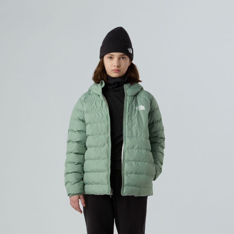 Detska zimska jakna The North Face Reversible Perrito Hooded slate moss 4