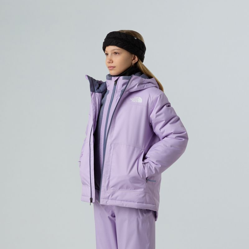 Detska skijaška jakna The North Face Freedom Insulated lite lilac 4