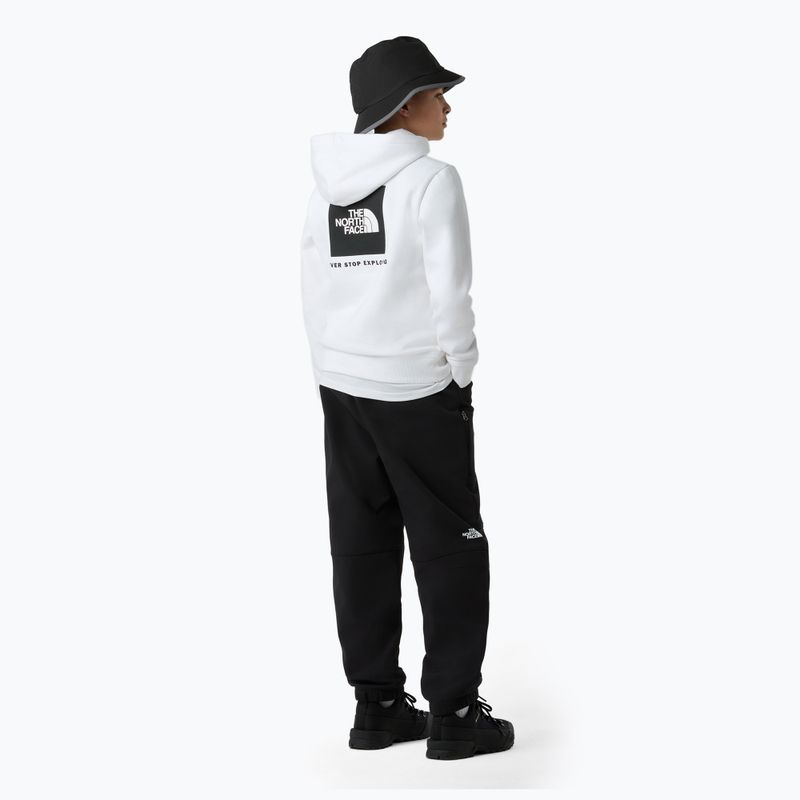 Detská mikina The North Face Teen Redbox Regular P/O white/black 5