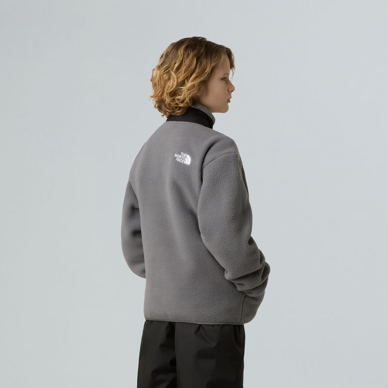 Detská fleecová mikina The North Face Yumiori Full Zip smoke pearl/black 3