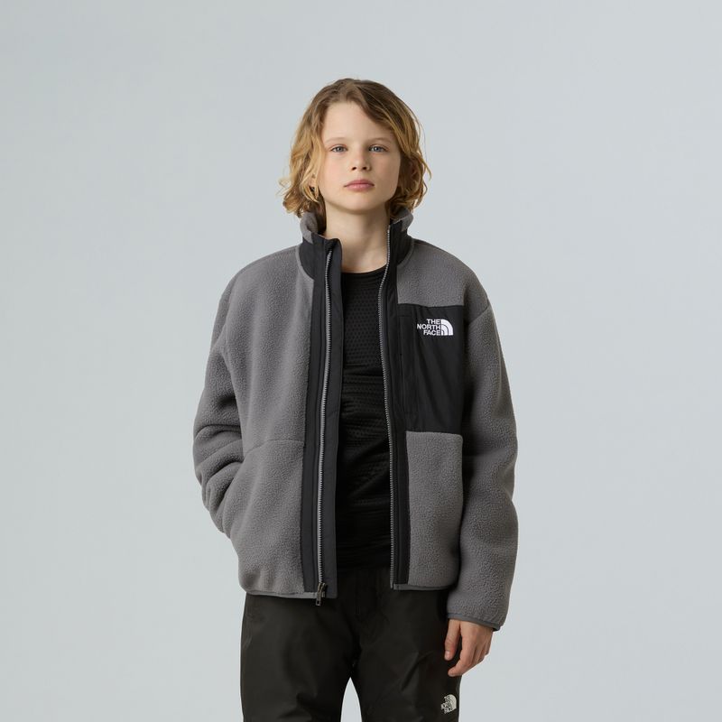 Detská fleecová mikina The North Face Yumiori Full Zip smoke pearl/black 4