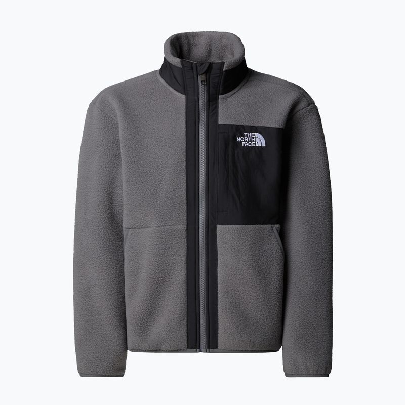 Detská fleecová mikina The North Face Yumiori Full Zip smoke pearl/black 5