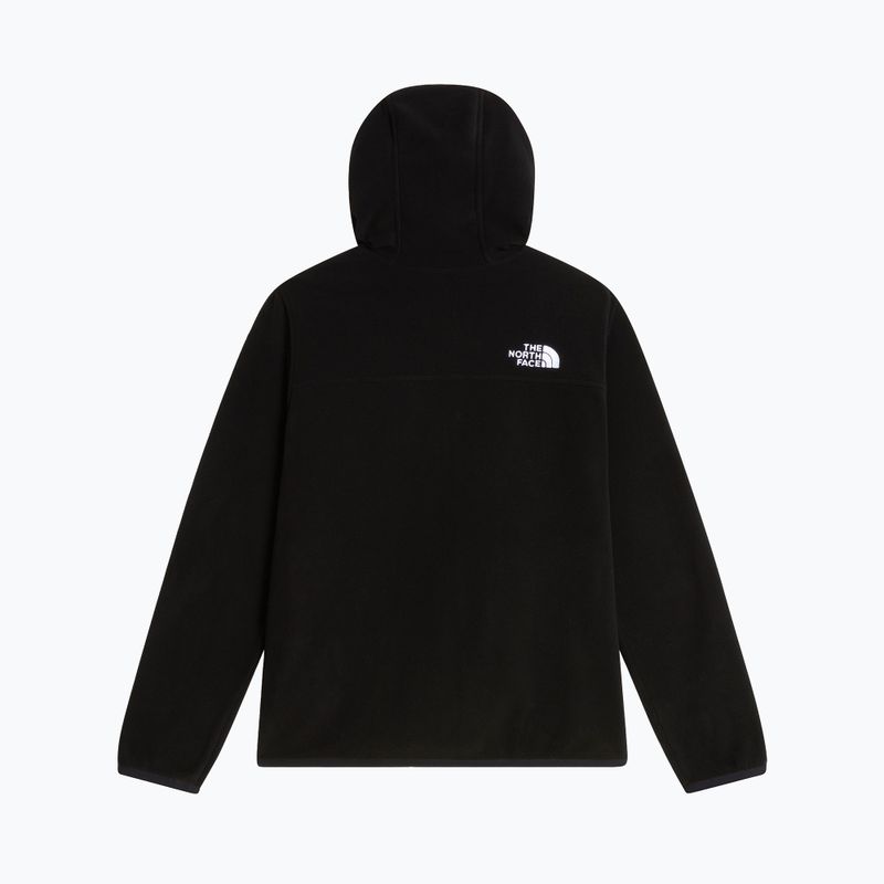 Detská fleecová mikina The North Face Teen Glacier Full Zip Hoodie tnf black 2