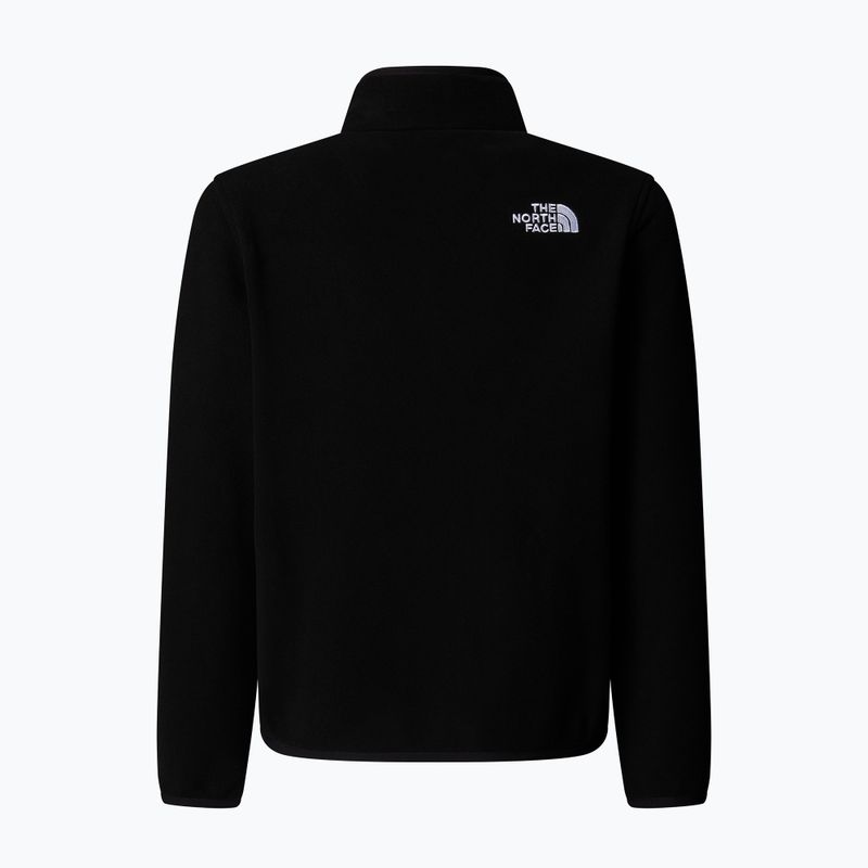 Detská fleecová mikina The North Face Teen Glacier 1/4 Zip black 2