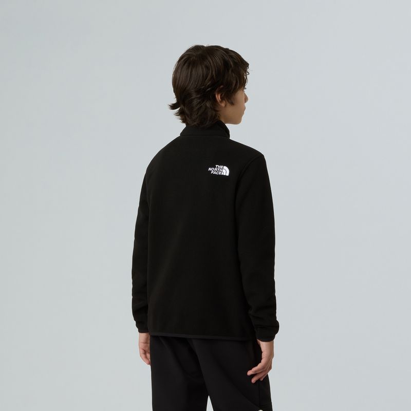 Detská fleecová mikina The North Face Teen Glacier 1/4 Zip black 5