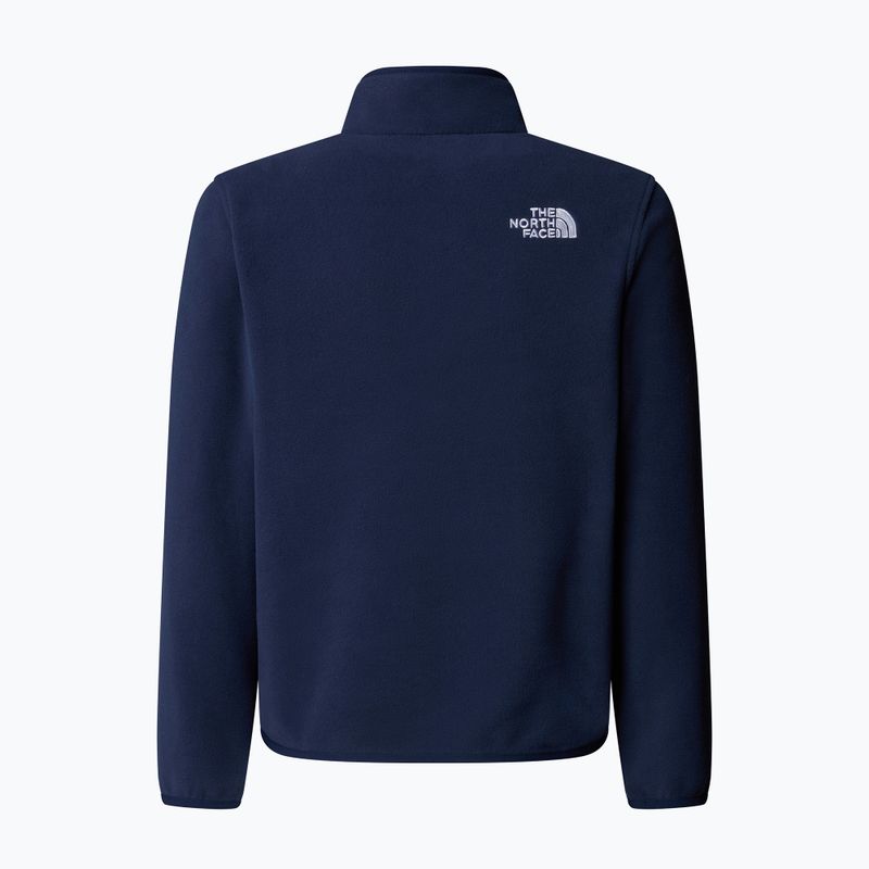 Detská fleecová mikina The North Face Teen Glacier 1/4 Zip summit navy 2