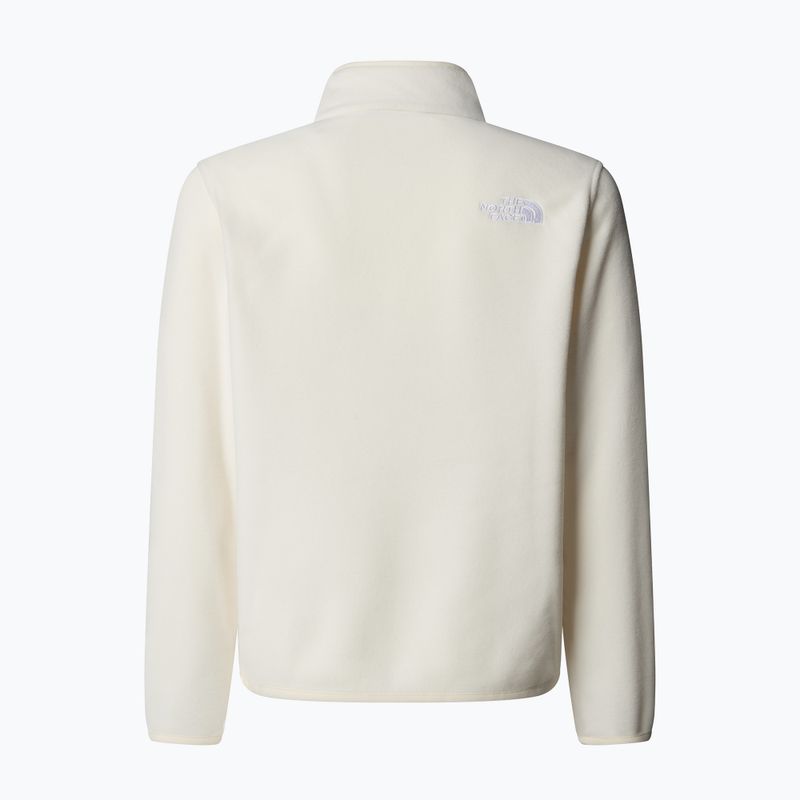 Detská fleecová mikina The North Face Teen Glacier 1/4 Zip wine dune 2