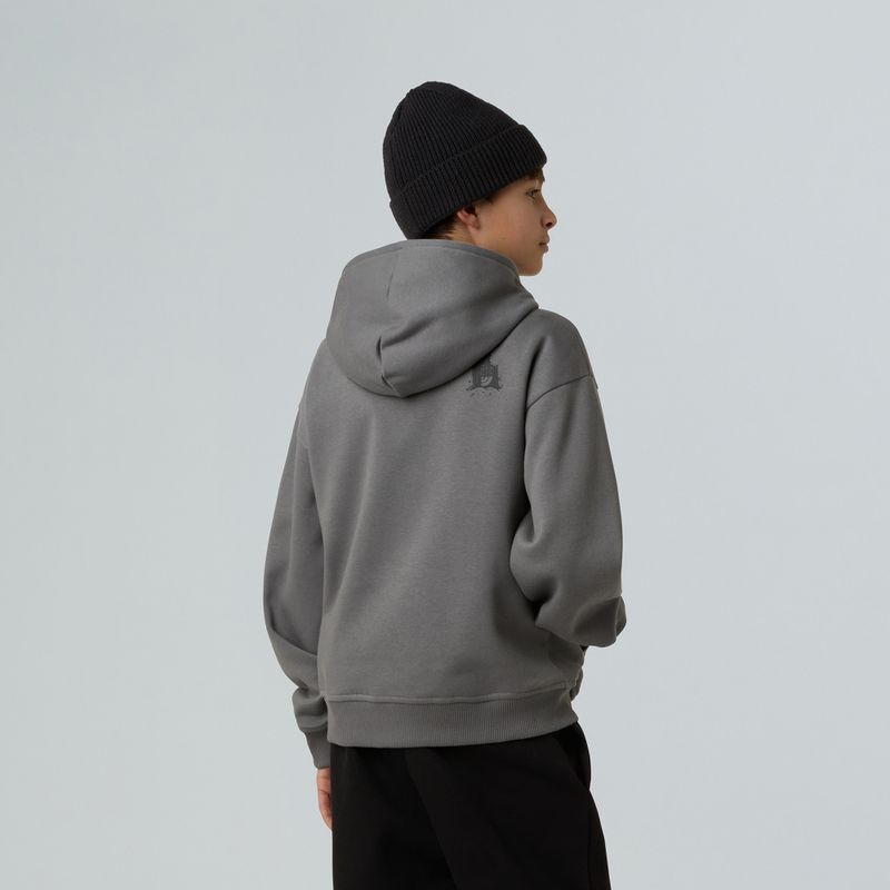 Detska majica The North Face Sports Oversized Hoodie Graphic smoked pearl 3
