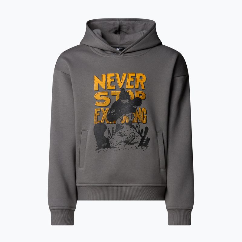 Detska majica The North Face Sports Oversized Hoodie Graphic smoked pearl 4