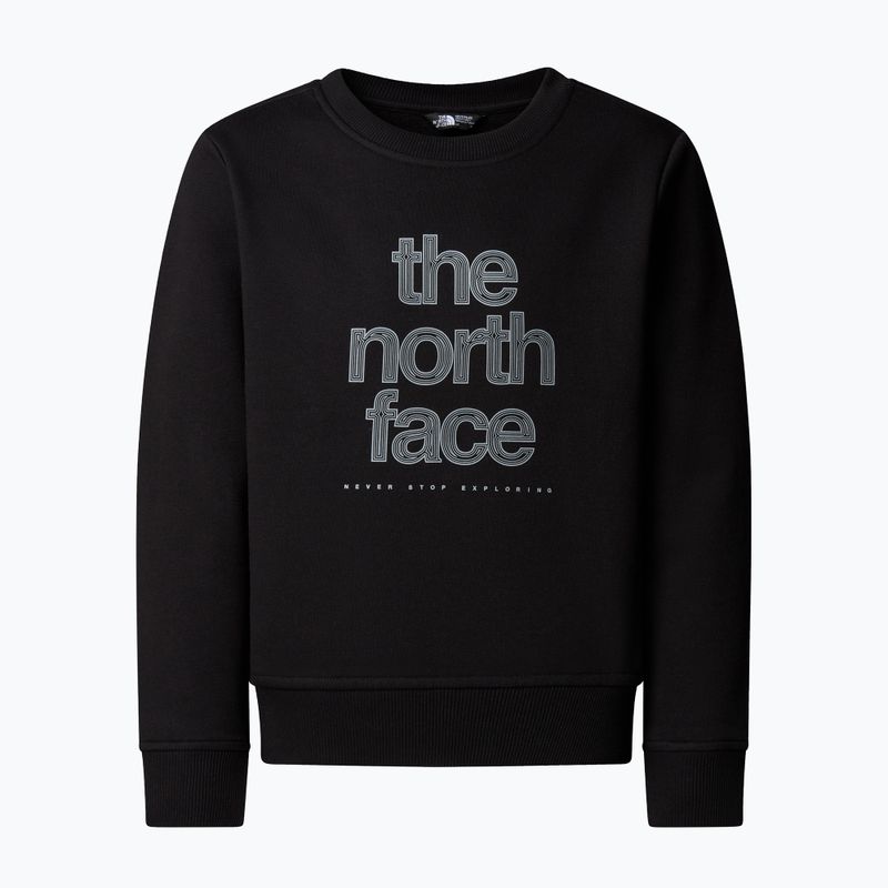 Damska bluza The North Face Reflective Logo Relaxed Crew czarna 4