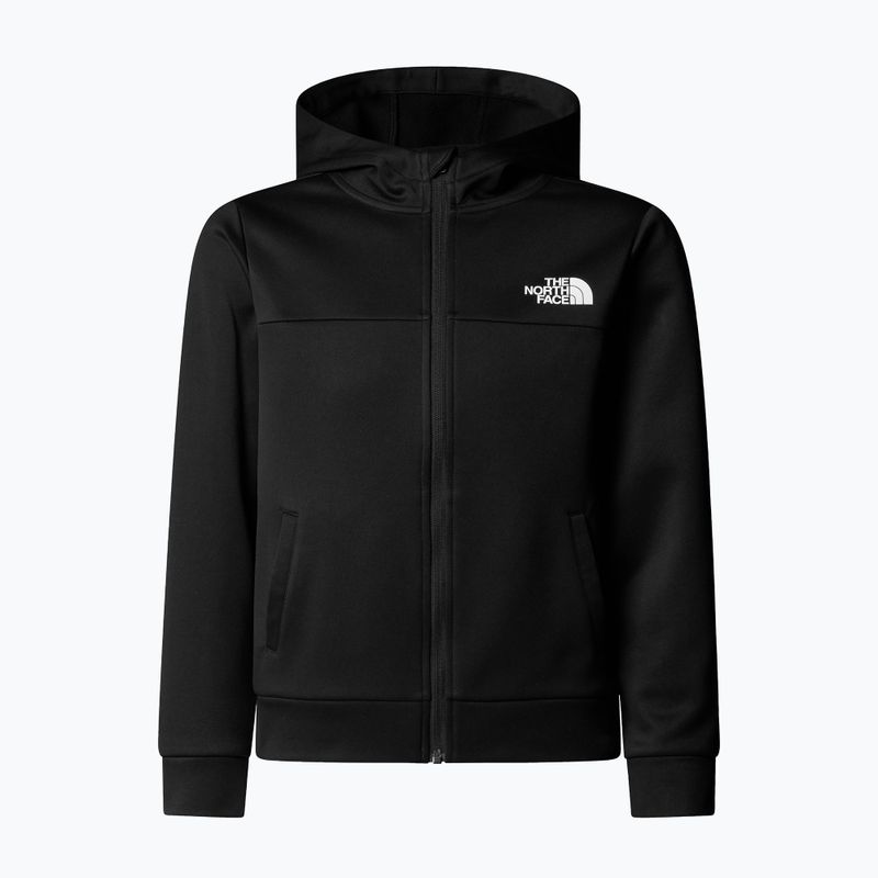 Detská mikina The North Face Teen Reaxion Full Zip Hoodie tnf black