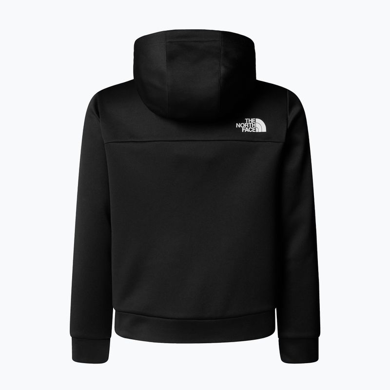 Detská mikina The North Face Teen Reaxion Full Zip Hoodie tnf black 2