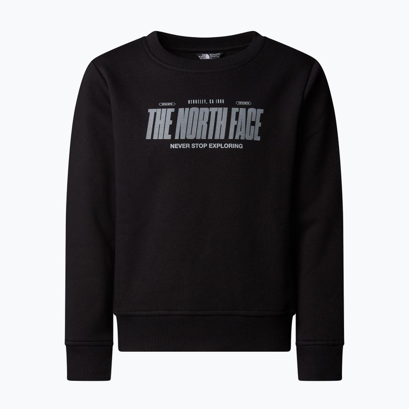 Detská mikina The North Face Reflective Logo Relaxed Crew black 4