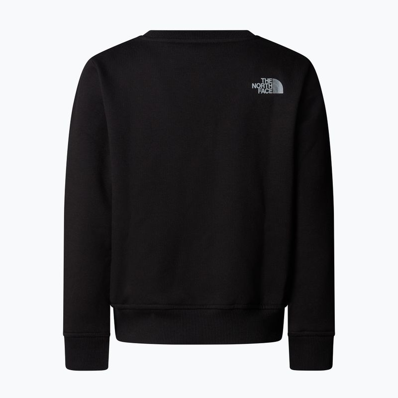 Detská mikina The North Face Reflective Logo Relaxed Crew black 5