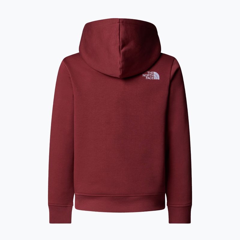 Detská mikina The North Face Teen Drew Peak Pullover Hoodie sumac 2