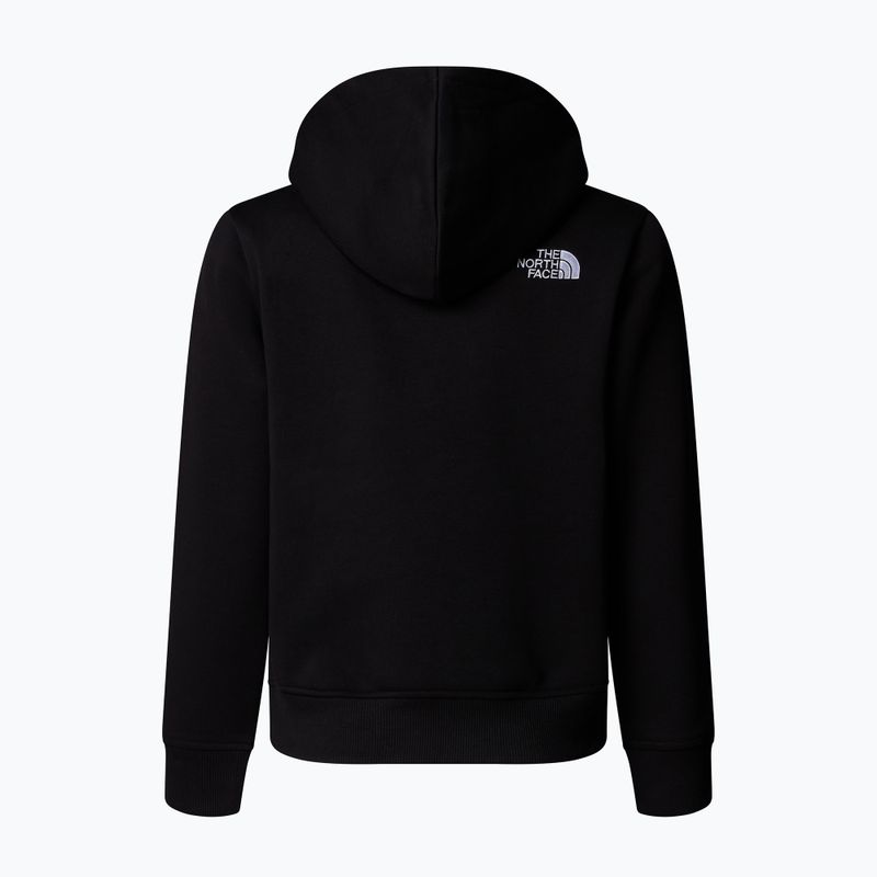 Detská mikina The North Face Teen Drew Peak Pullover Hoodie black 2
