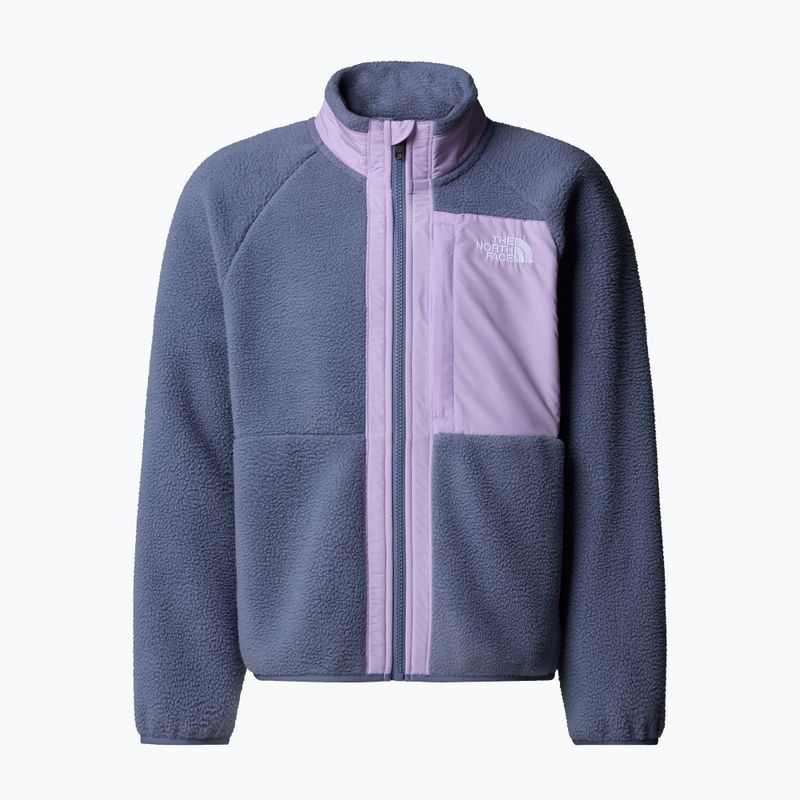 Detská fleecová mikina The North Face Yumiori Full Zip twilight galaxy/lite lilac 5