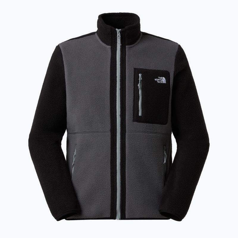 Pánska mikina The North Face Yumiori Full Zip antracitovo sivá/čierna/monument grey 5