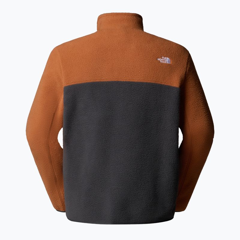 Pánska mikina The North Face Yumiori 1/4 Zip asphaltgrey/burntumber/summitgold 5