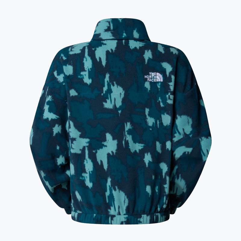Dámska mikina The North Face Mountain Athletics Fleece 1/4 Zip Print deep cypress painted 2