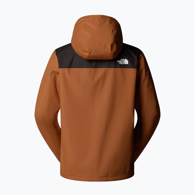 Pánska bunda do dažďa The North Face Antora burnt umber/black 6