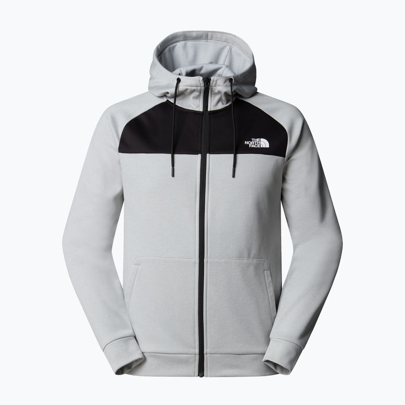 Muška dukserica The North Face Reaxion Fleece Full Zip Hoodie visoka siva svijetla heather