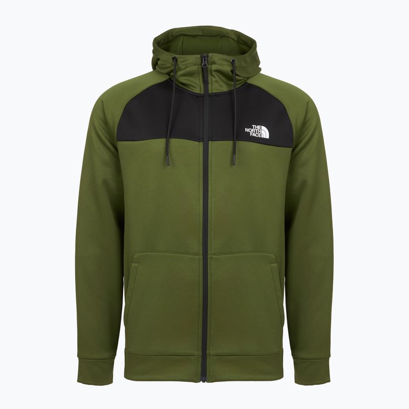 Men's hoodie The North Face Reaxion Fleece Full Zip Hoodie woodland green/black