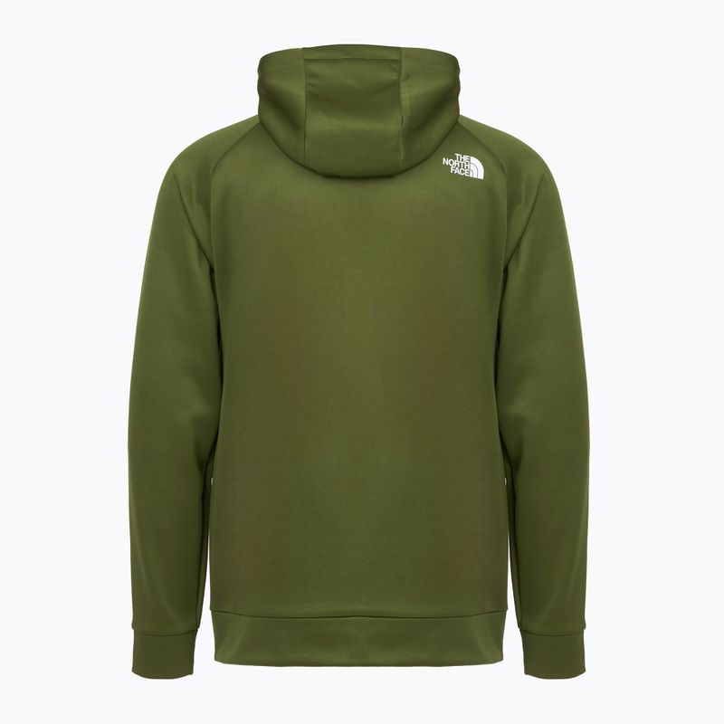 Men's hoodie The North Face Reaxion Fleece Full Zip Hoodie woodland green/black 2