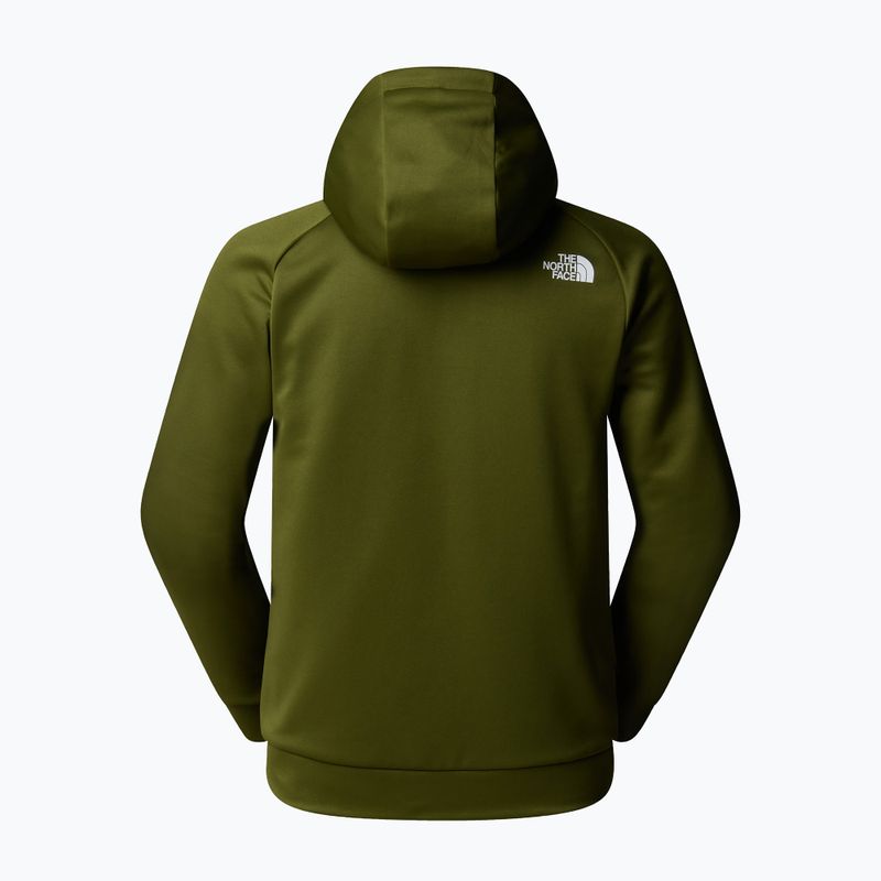 Men's hoodie The North Face Reaxion Fleece Full Zip Hoodie woodland green/black 2