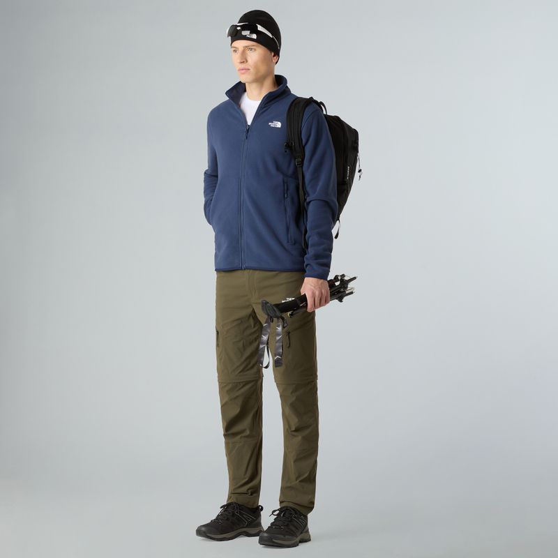 Pánska fleecová mikina The North Face Glacier Fleece summit navy 2