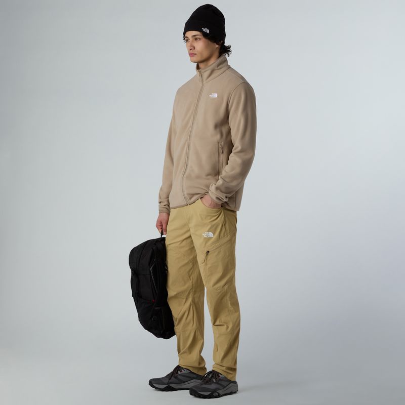 Pánska fleecová mikina The North Face Glacier Fleece mushroom grey 2