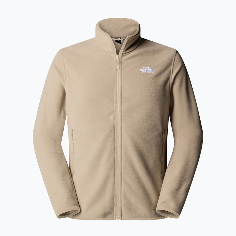 Pánska fleecová mikina The North Face Glacier Fleece mushroom grey 5